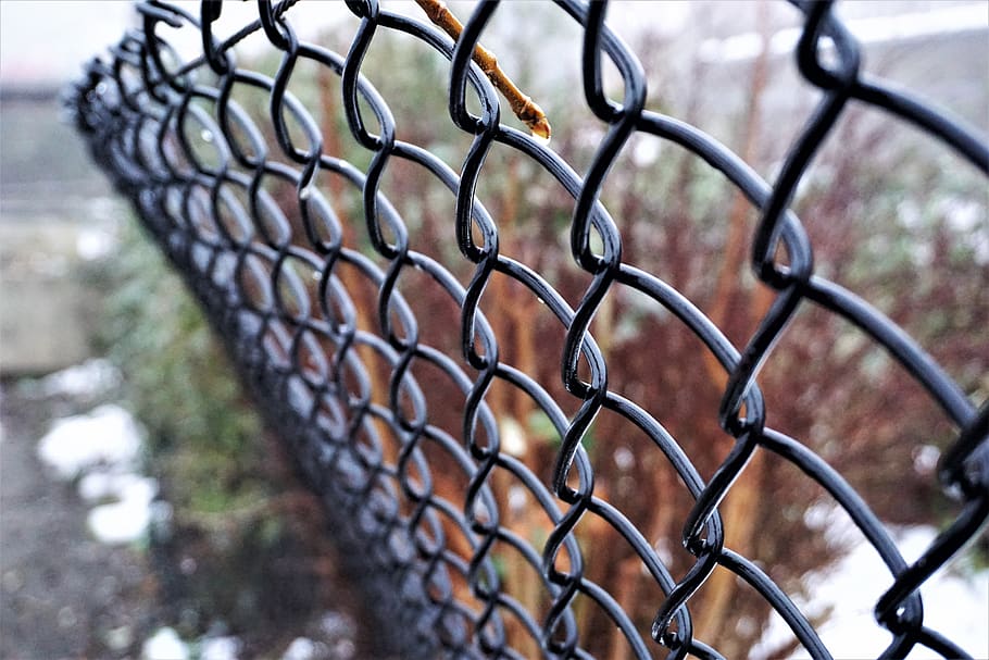 fence, iron, cage, pattern, outdoors, boundary, barrier, metal HD wallpaper