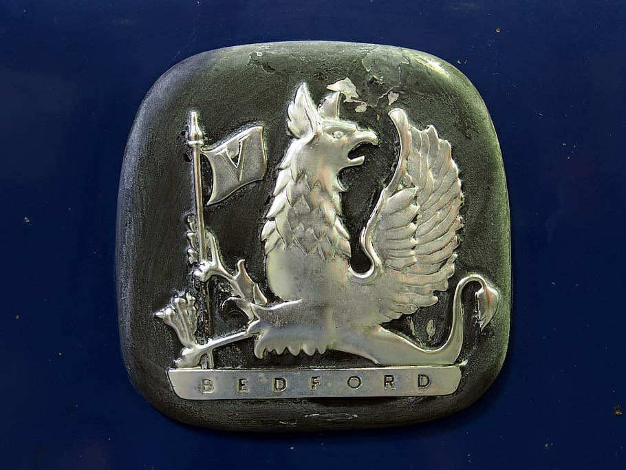 bedford, ornament, logo, oldtimer, museum, vintage, truck, animal HD wallpaper
