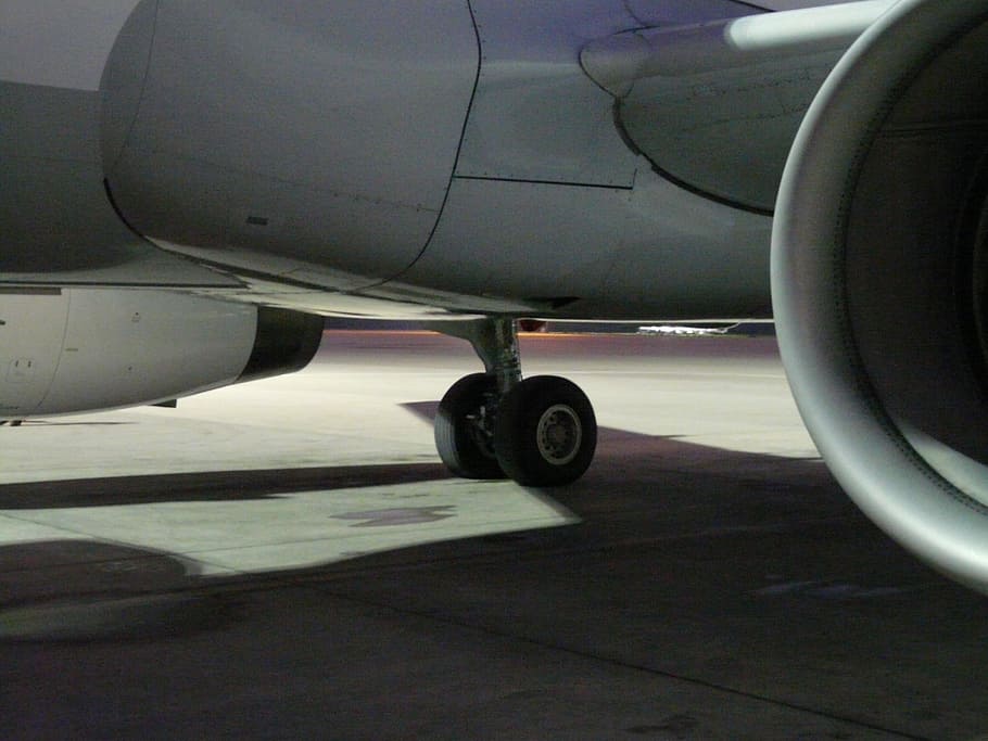 Chassis, Aircraft, Wheels, Roll, transportation, airplane, travel HD wallpaper
