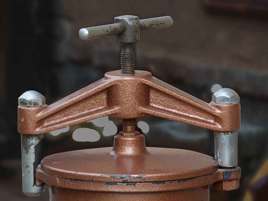 press, machine, old, charcuterie, machinery, sausage, iron HD wallpaper