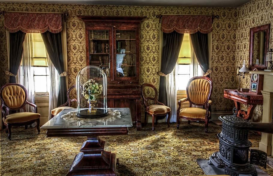 HD wallpaper: living room furniture set, victorian, historic, vintage,  building | Wallpaper Flare