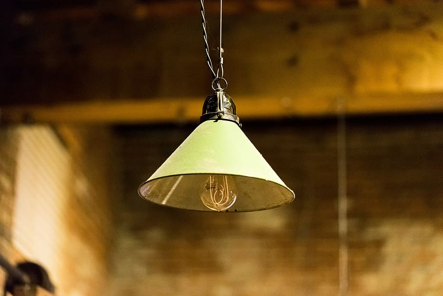 selective photography of gray pendant lamp, photo of string pendant lamp HD wallpaper