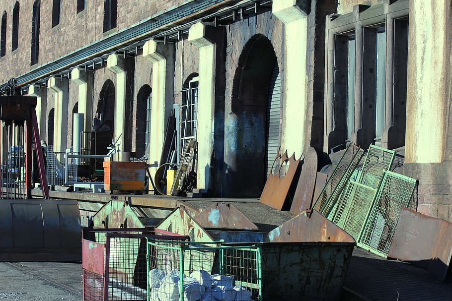 stock, scrap, port, built structure, architecture, building exterior HD wallpaper