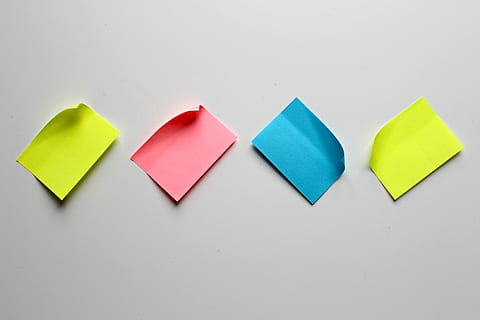 Sticky notes in office, various, business, marketing, stickies HD wallpaper