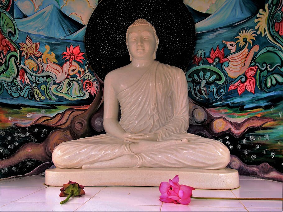 buddha, people, sit, the art of, religion, spirituality, one