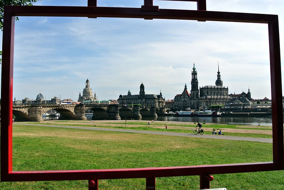 dresden, frauenkirche, panorama, saxony, old town, places of interest, HD wallpaper