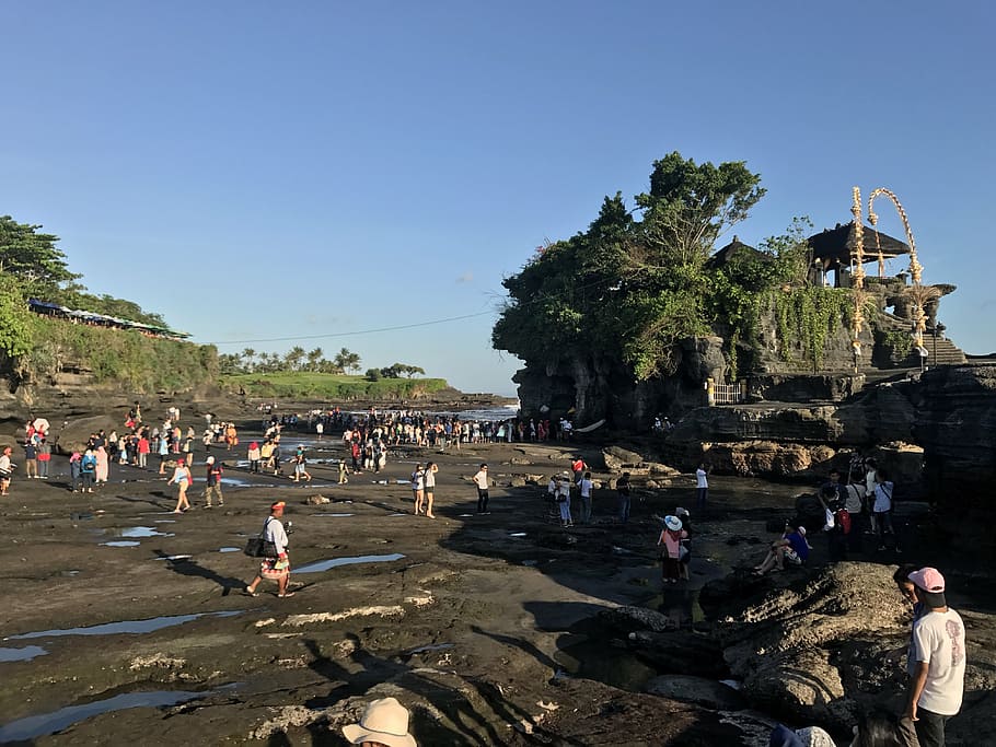 bali, indonesia, people, famous Place, cultures, large group of people HD wallpaper