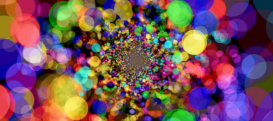 untitled, bokeh, abstract, points, circle, background, about HD wallpaper