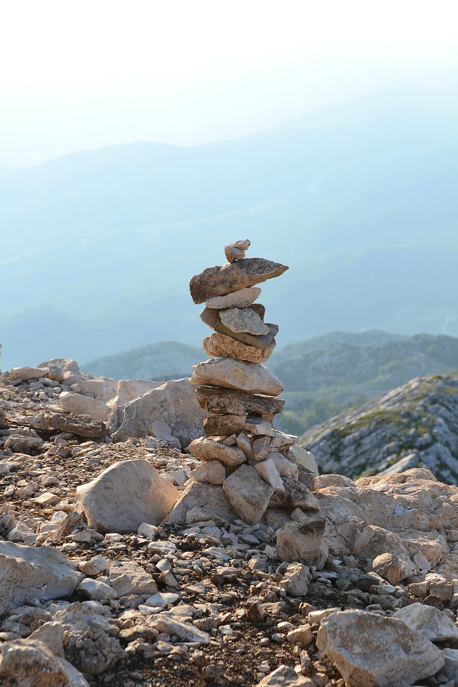landscape, mountains, nature, rocks, boulders, panorama, view HD wallpaper