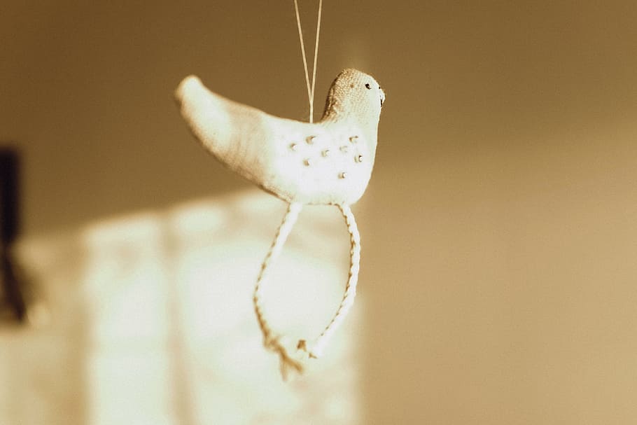 Handmade bird, objects, other, decoration, celebration, hanging HD wallpaper