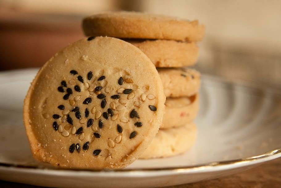 cookies, baked, biscuits, sweets, snack, delicious, homemade HD wallpaper