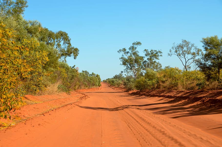 Red Sand, Bumpy, Cape Leveque, road, outback, australia, remote HD wallpaper