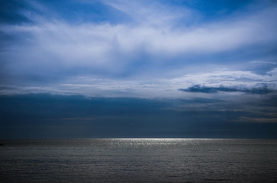 sky, sea, cloud, sunlight, nature, seascape, cloud - Sky, weather HD wallpaper