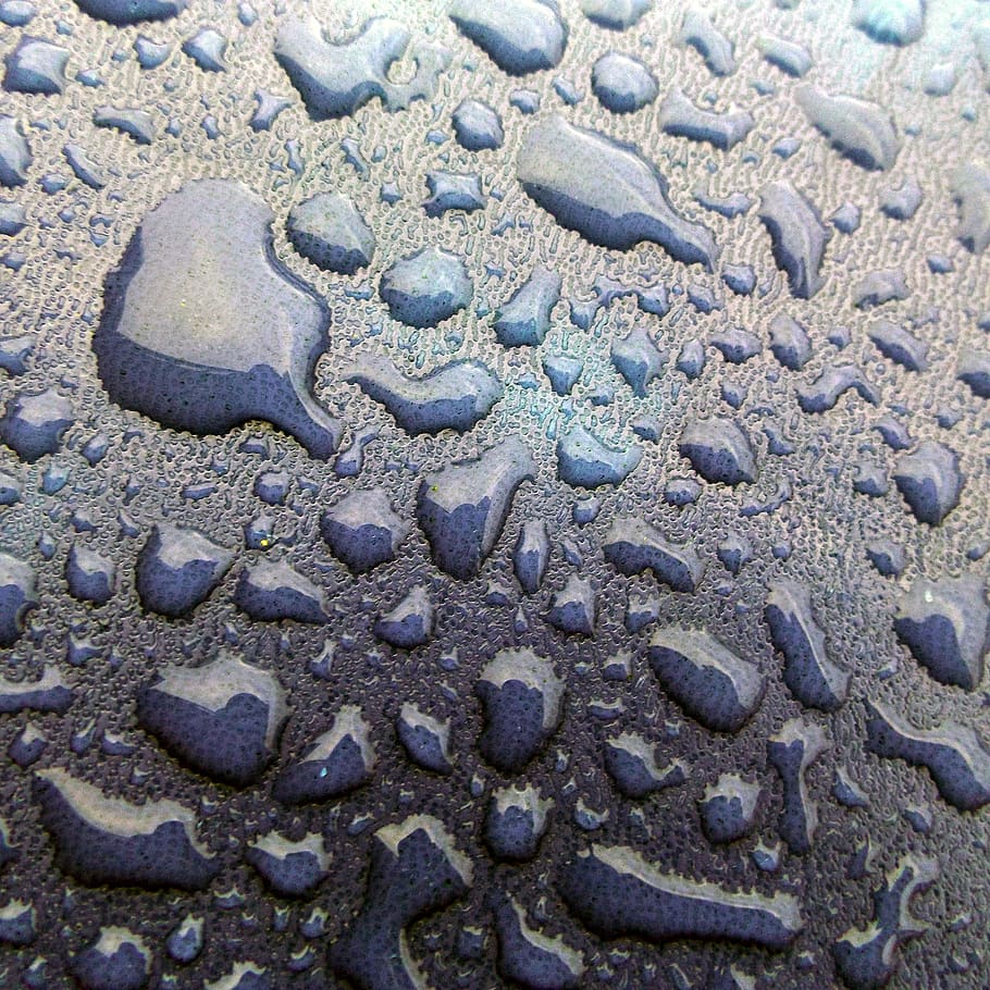 drop of water, wet, raindrop, run off, backgrounds, full frame, HD wallpaper