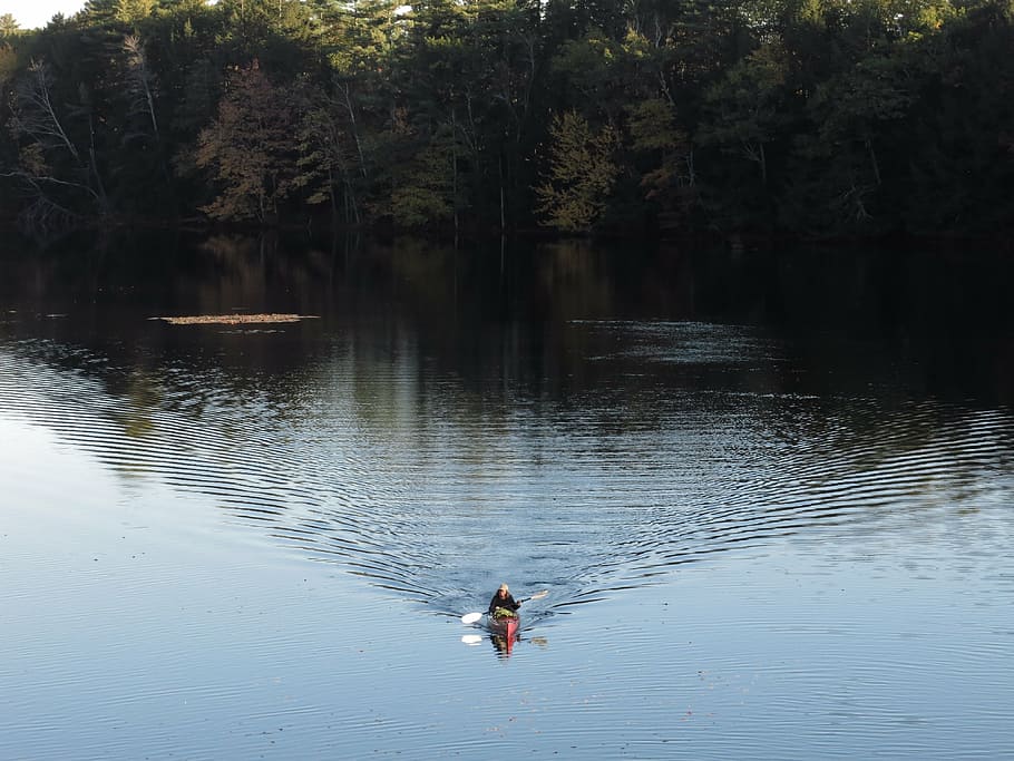 kayak, river, kayaking, paddle, summer, recreation, boat, wave HD wallpaper