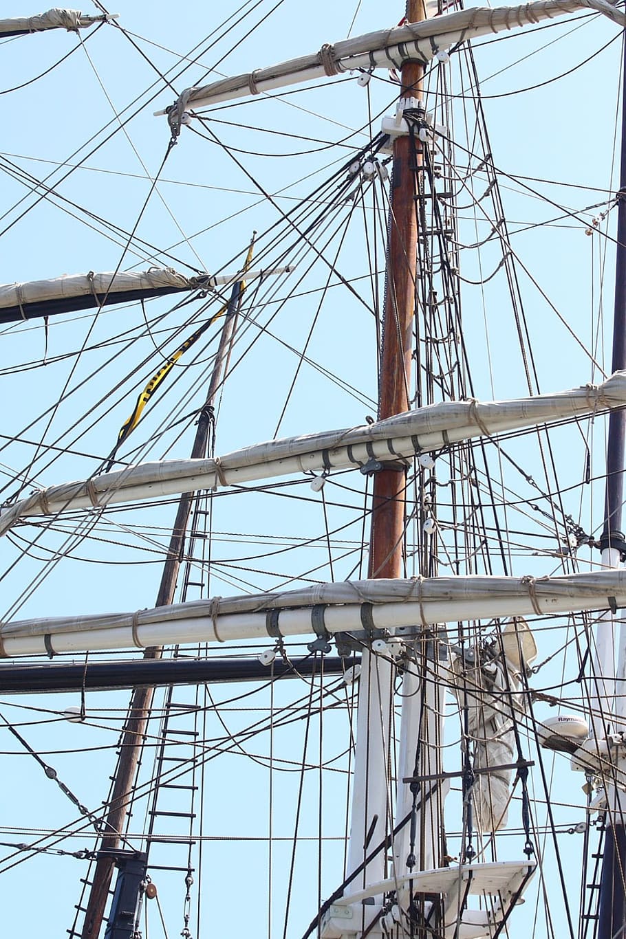 ship, sail, rigging, mast, dana, point, california, sailing HD wallpaper