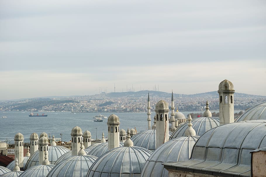 istanbul, architecture, turkey, anatolia, throat, marine, peace, HD wallpaper