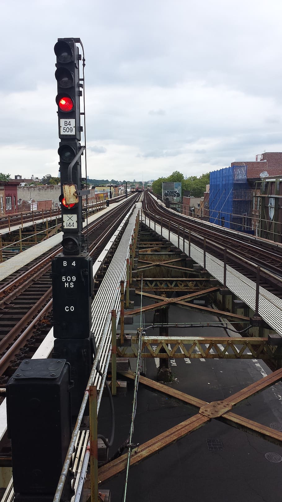 tracks, subway, brooklyn, transportation, travel, signal, rail transportation HD wallpaper