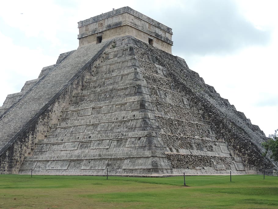 Chichen Itza, Pyramid, Mexico, Yucatan, mayan, ancient, temple, HD wallpaper