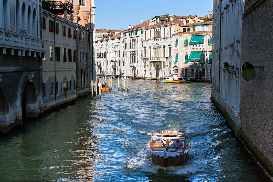 Venice, boats, houses, italy, scene, water, HD phone wallpaper | Peakpx