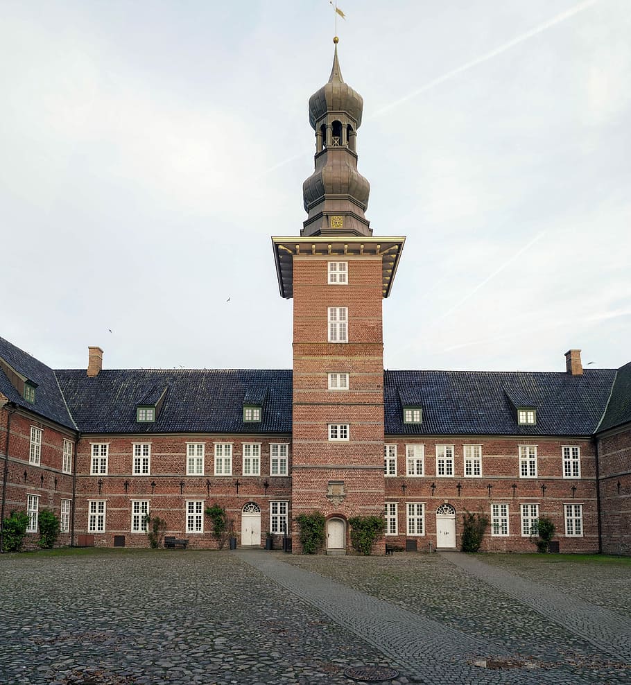 Castle, Husum, Dutch Renaissance, husum castle, schlossmuseum, HD wallpaper