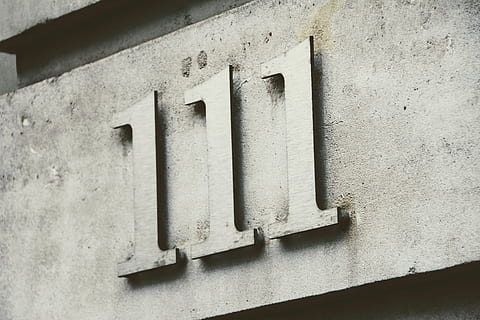 number, 111, number code, one hundred and eleven, house number HD wallpaper