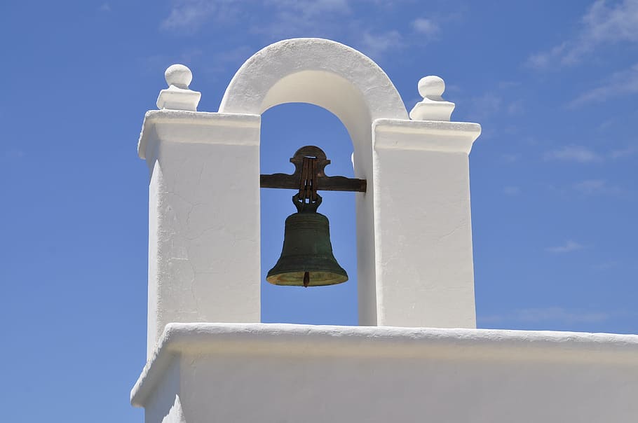 Black Bell during Daytime, architecture, building, concrete, sky HD wallpaper