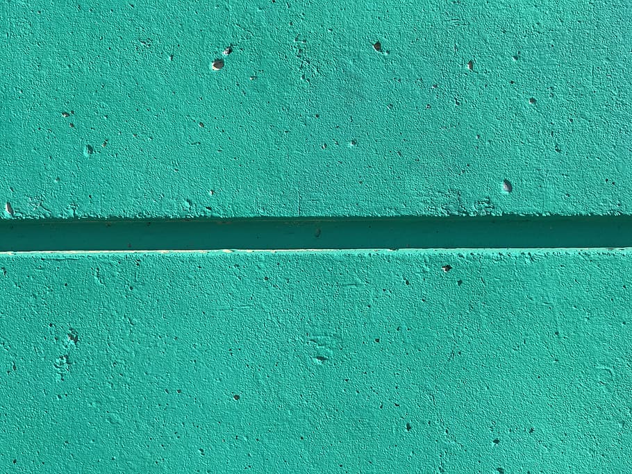 close view of teal color wall, minimalist photography of green wall HD wallpaper