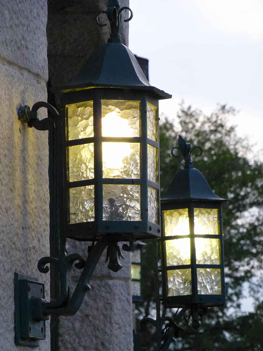 lanterns, lamps, lights, torch, electric bulb, light bulb, electricity HD wallpaper