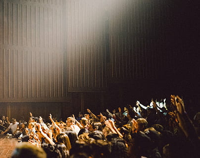 crowd inside building during daytime, people, group, event HD wallpaper