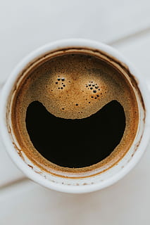 Coffee on a table with other items, morning, pot, tablet, cup HD wallpaper