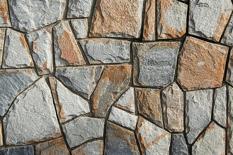 brown and gray paver brick, stone, lake dusia, the background HD wallpaper