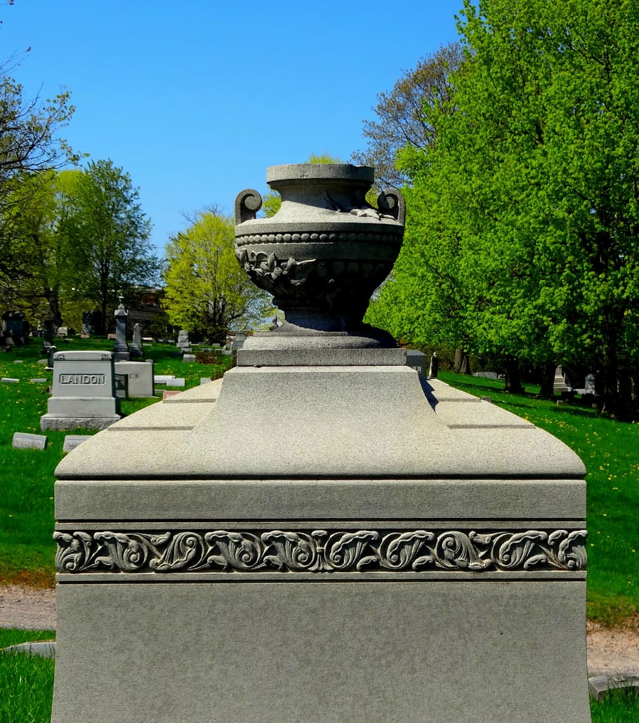 cemetery, gravestone, monument, graveyard, tombstone, memorial HD wallpaper
