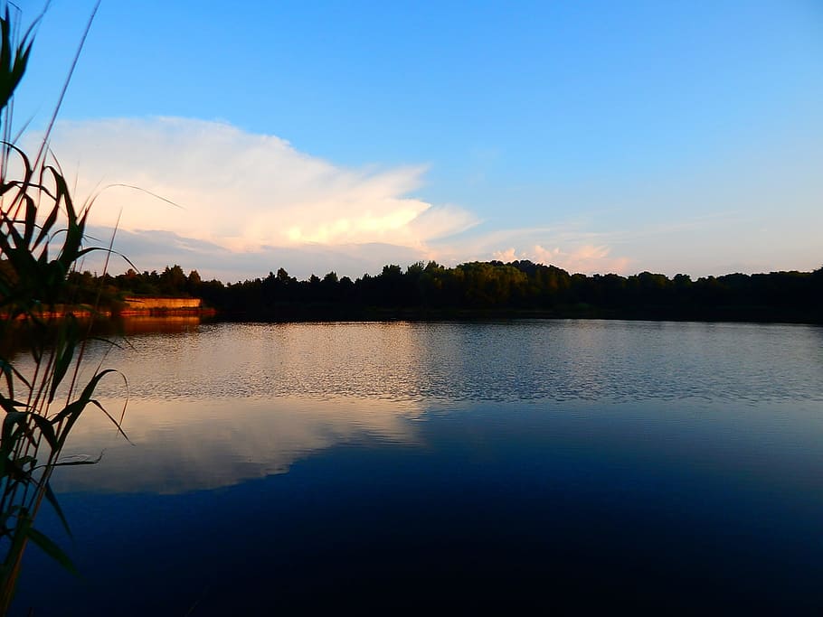nature, water, cloud, sky, tranquility, scenics - nature, tranquil scene HD wallpaper