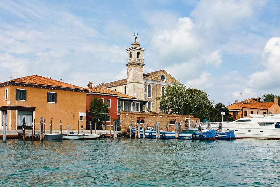 The beautiful and colorful Murano Island, Italy, water, vacations