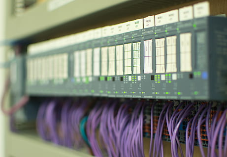 automation, industry, digitization, led, input, output, module HD wallpaper