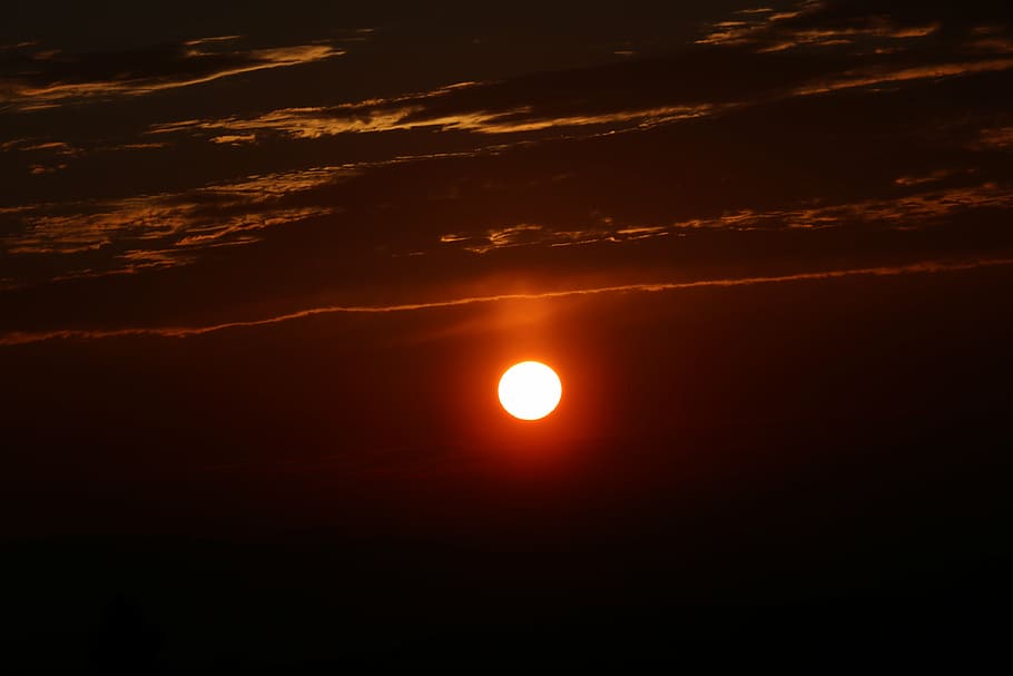 sunrise, solar, air, sky, beauty in nature, tranquility, scenics - nature HD wallpaper