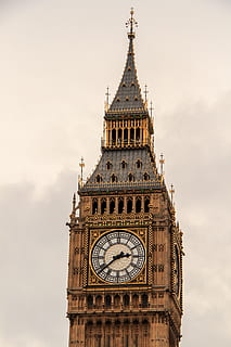 Elizabeth Tower, London, big ben, clocktower, clock tower, time HD wallpaper