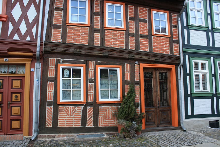 fachwerkhaus, facade, architecture, building exterior, built structure HD wallpaper