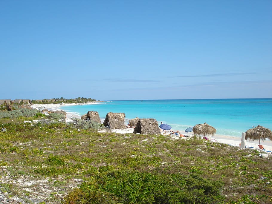 Cuba, Beach, Blue, Ocean, Ocean, Sea, Travel, vacation, sand HD wallpaper