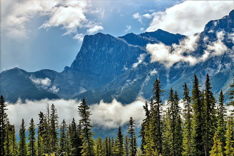 mountain, mountains, outdoors, landscape, summer, scenic, hiking HD wallpaper