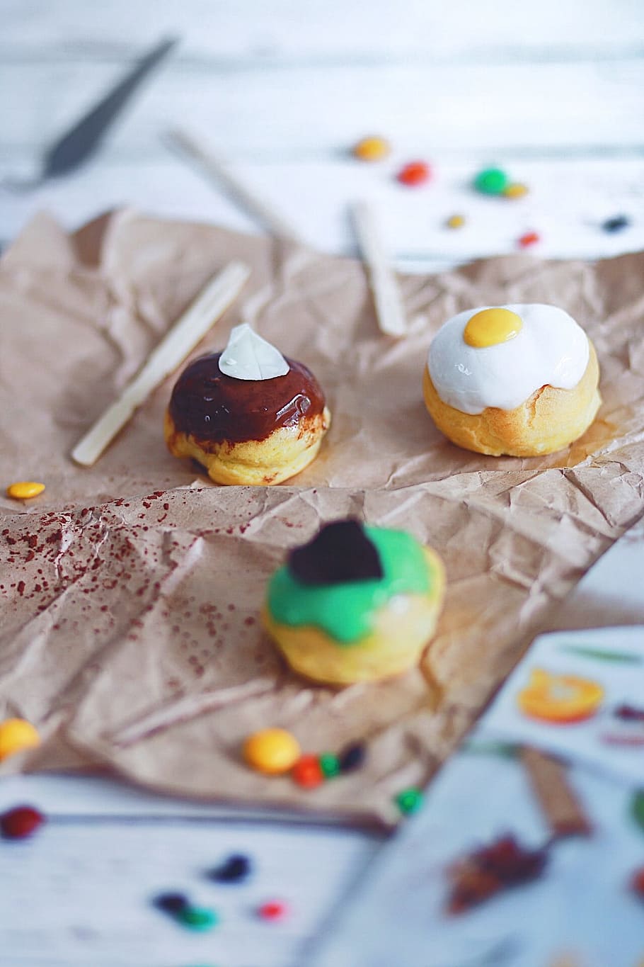 choux, cream, cake, food and drink, sweet food, still life HD wallpaper