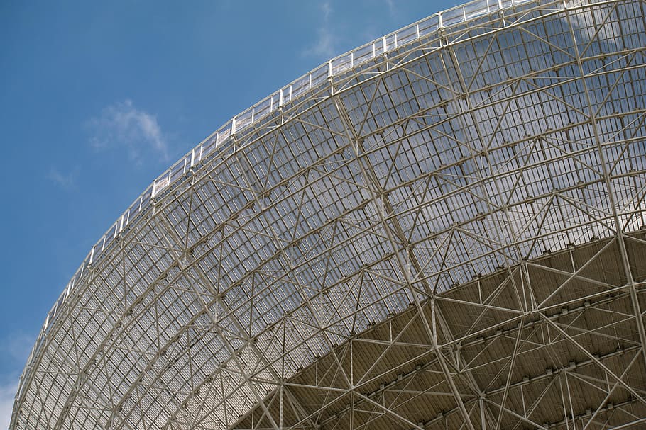 gray concrete building, radio telescope, effelsberg, structure HD wallpaper