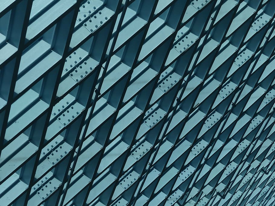 gray metal beams digital wallpaper, architecture, building HD wallpaper