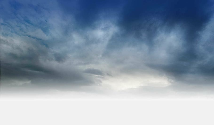 white and grey clouds, cloudy, night, dark, sky, outdoors, scenic HD wallpaper