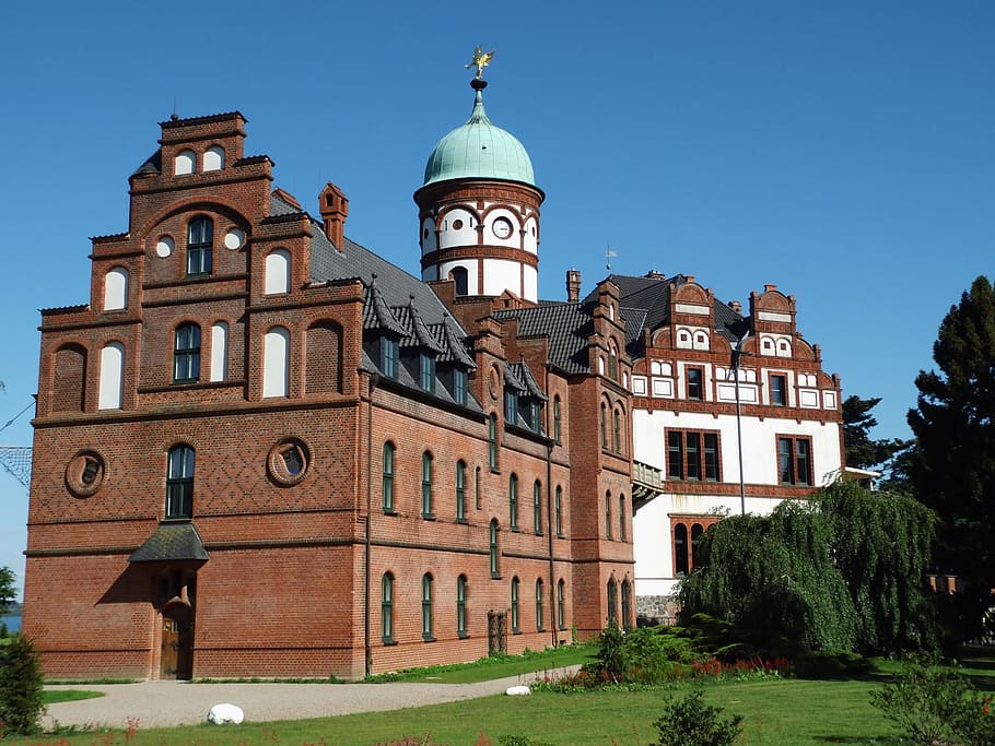 Castle, Schwerin, Architecture, wiligrad, construction, tourist attraction, HD wallpaper