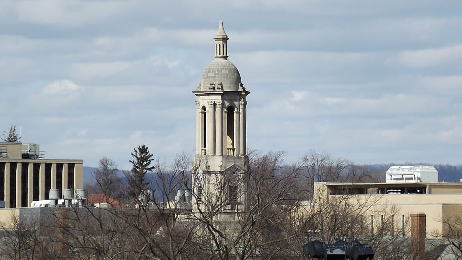 clock tower, landmark, architecture, old, historical, exterior HD wallpaper