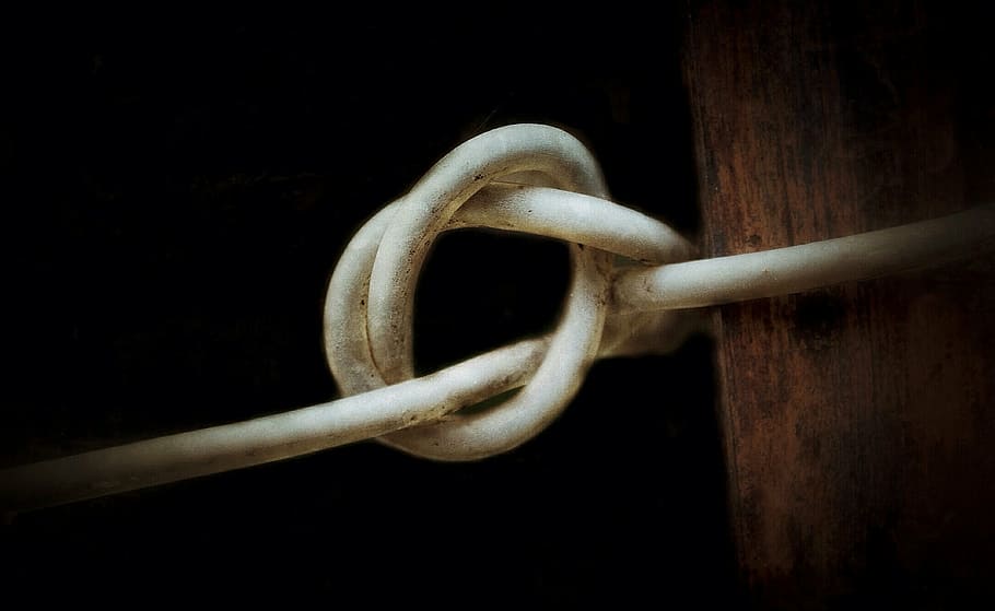 rope, plot, node, studio shot, black background, close-up, indoors HD wallpaper