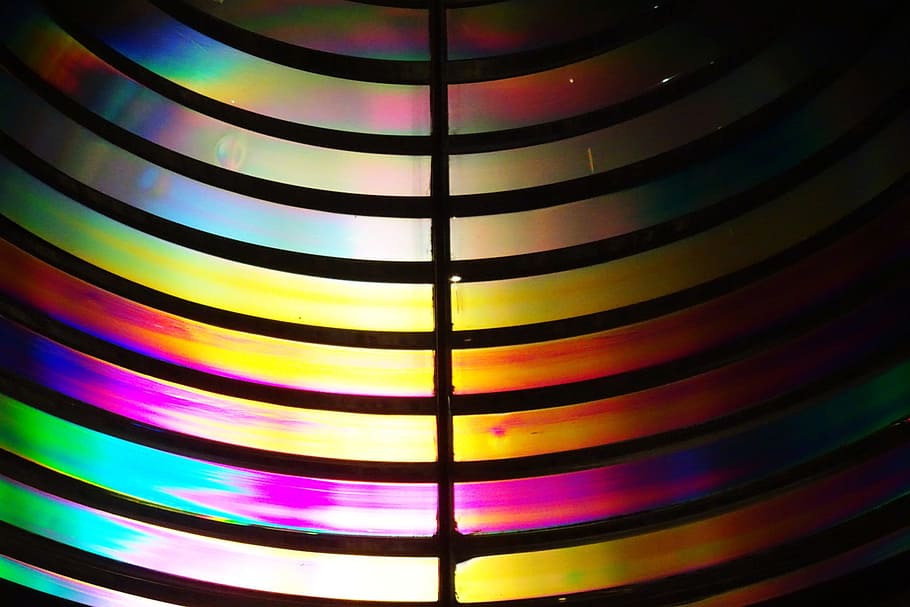 lighthouse, optical, colors, technology, flash, equipment, yellow HD wallpaper