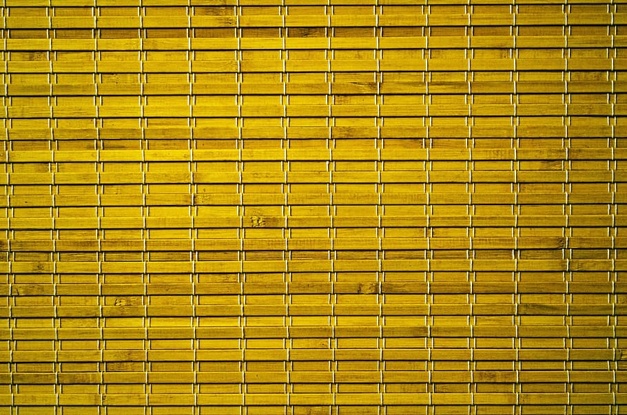 bamboo, background, yellow, natural, durable, modern, tied HD wallpaper